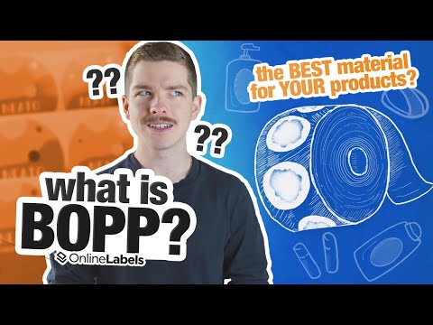WHAT is BOPP?? (Explaining the #1 Strongest Label Material) #smallbusiness #labels