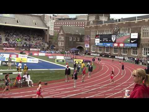 Penn Relays 4x800 and 4x100 relays April 28 2011