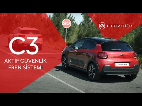 Yeni Citroën C3: Aktif Güvenlik Fren Sistemi