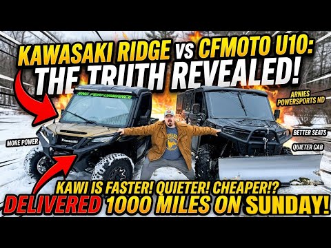 Kawasaki Ridge vs CFMOTO U10 Pro Highland… We Didn’t Expect THIS 😳