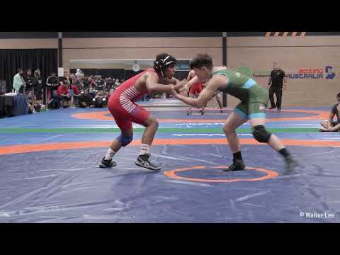 TRENT JAEGGI vs MARCEL ROGERS (match 1)  [4K VIDEO] -  NATIONAL WRESTLING CHAMPIONSHIPS 2022