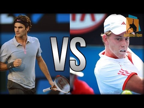 Roger Federer Vs James Duckworth Australian Open 2014 Highlights