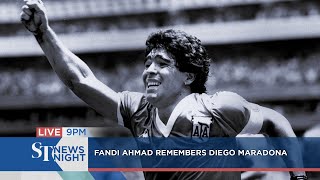 Download lagu Fandi Ahmad remembers football great Diego Maradona | ST NEWS NIGHT mp3