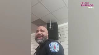 Police officer wows with soulful performance of &#39;The Best of Me&#39;