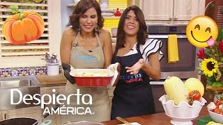 Tati Polo nos preparó Lasaña de Calabaza