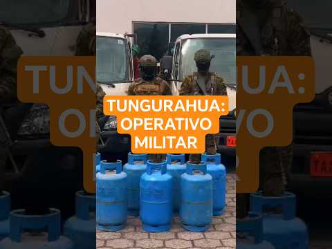 📺 TUNGURAHUA: DECOMISAN 390 CILINDROS DE GLP Y APREHENDEN A 3 PERSONAS EN TISALEO 🚔⛽🚛