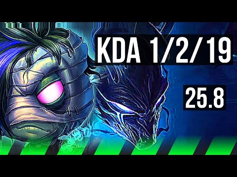 AMUMU vs NOCTURNE (JGL) | 1/2/19 | EUW Master | 25.8