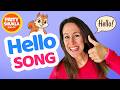 Learn Greeting Song For Children Hello Song By Patty Shukla Nursery Rhyme