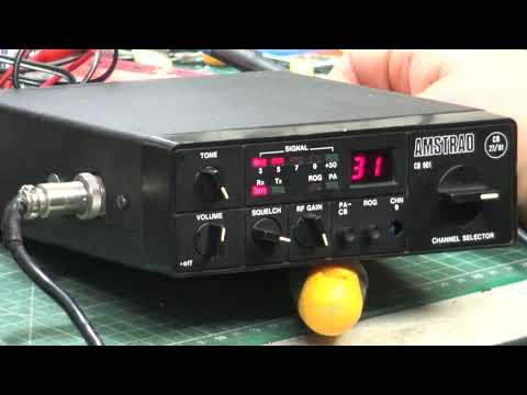 Amstrad CB901 CB27/81 UK FM CB radio - On The Air test