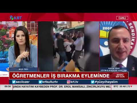 Genel Başkanımız Kadem Özbay, Krt Tv`de Başka Bir Gün Programının canlı yayın konuğu oldu. İş bırakma eylemimiz ile ilgili açıklamalarda bulundu.  | EĞİTİM İŞ