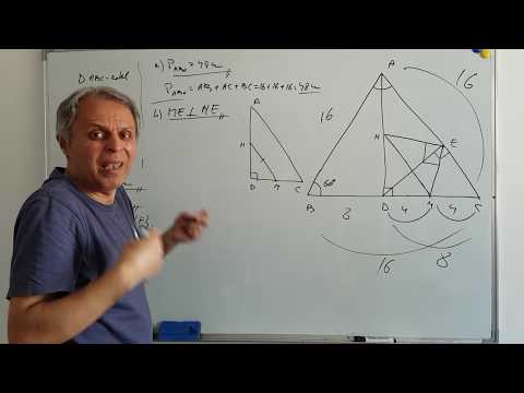 lecții 9 (partea I) - TEST 35: reciproca lui Pitagora, linia mijlocie, mediană, proiecție, perimetru