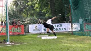 preview picture of video 'Weight of distance, Hammer throw - XIII Highland Games Trebsen'