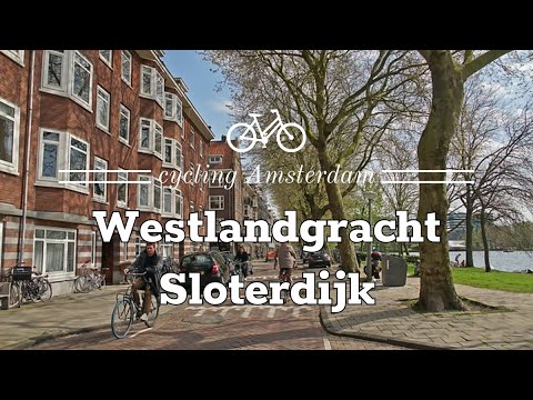 Amsterdam Bike Commute: Westlandgracht to Sloterdijk | Weekday Cycling Adventure