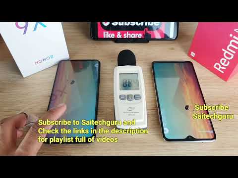 redmi note 8pro vs honor 9x loudspeaker comparison review