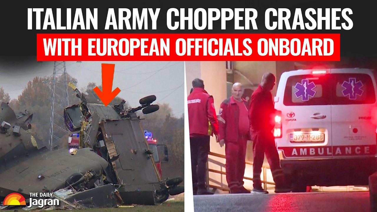 Horrifying VIDEO: NATO Military Aircraft Carrying TOP EU Officials Crashes In Europe