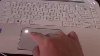 Toshiba Satellite L40: How to Lock / Unlock the Touch Pad