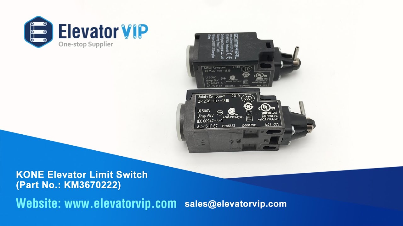 KM3670222 ZR 236-11zr-1816 KONE Elevator Limit Switch (Safety Component)