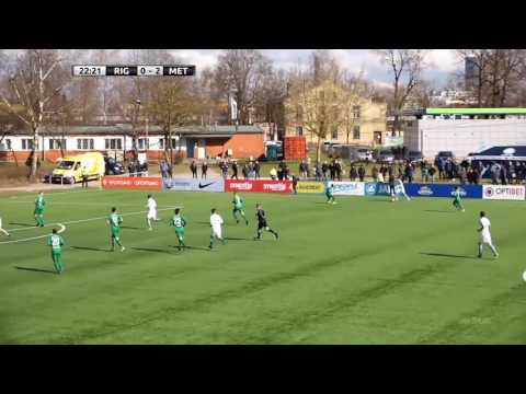 Usman Abbas vs Riga FC (16/04/2017)