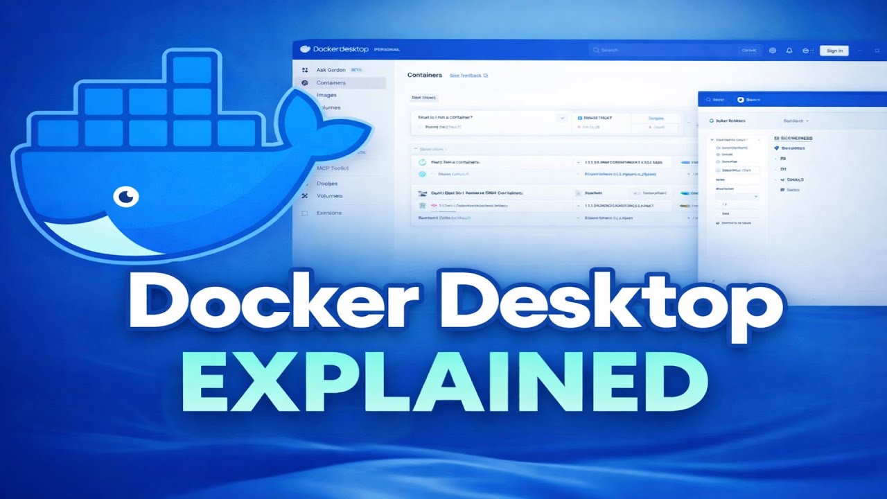 Docker Desktop UI Explained on Windows 11 – Walkthrough for Beginners &  Containers, Images, Volumes