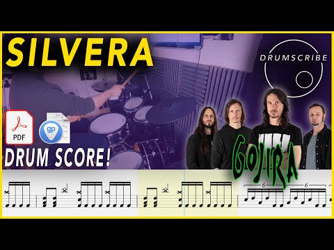 Silvera - Gojira | DRUM SCORE Sheet Music | #265 DRUMSCRIBE