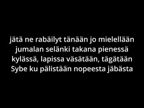 R-Syke - Räpätäänkö nopeesti? Lyric Video