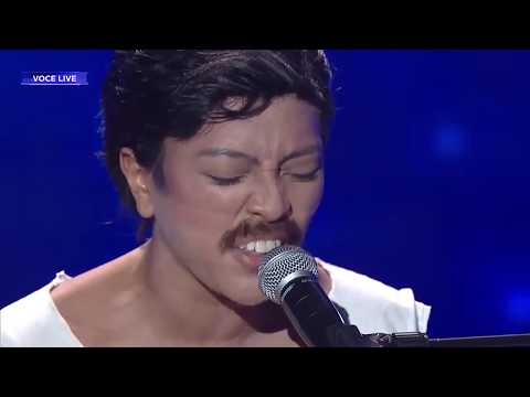 Bella Santiago as Freddie Mercury Bohemian Rhapsody Your face sounds familiar Romania