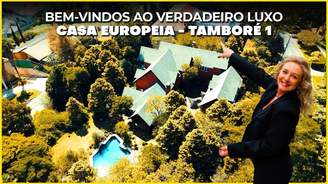 Casa de arquitetura assinada por Sidônio Porto no Tamboré 1