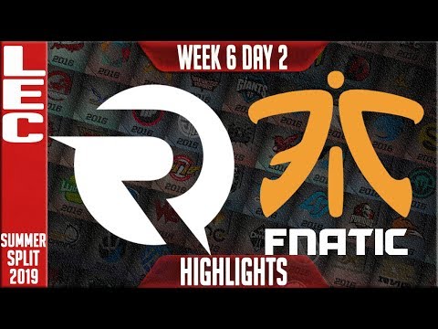 OG vs FNC Highlights | LEC Summer 2019 Week 6 Day 2 | Origen vs Fnatic