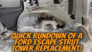 Ford Escape Rusted Shock Tower Replacement (Short Version!)