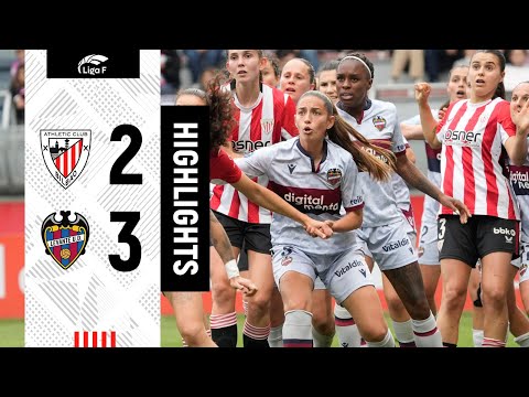 RESUMEN I Athletic Club 2-3 Levante UD | Liga F 2024-25 MD25