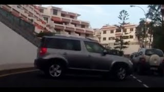 preview picture of video 'Traffic in Los Cristianos Tenerife'