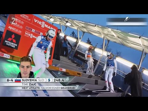 Timi Zajc 161,5m HILL RECORD FALL Willingen 2023