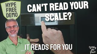 Talking Bathroom Scale for Seniors - Close Look at Taylor