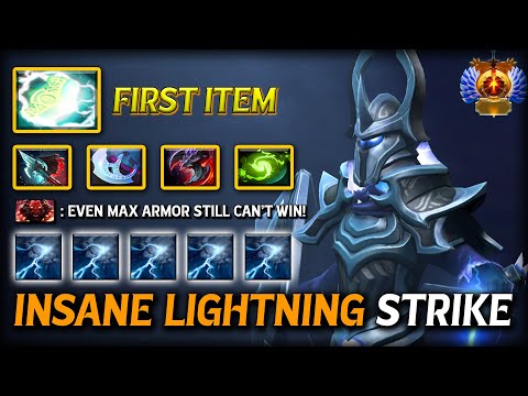 INSANE LIGHTNING STRIKE CARRY Razor First Item Mjollnir | Turn on Eye Storm Destroys All DotA 2