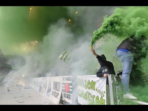 Hammarby 1 - 0 AIK, 27th September 2015, Tele2 Arena (TIFO + PYRO)