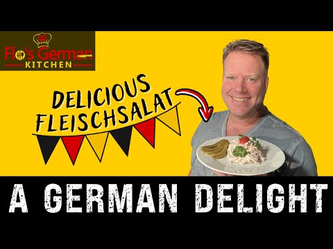 German Meat Salad Magic Fleischsalat Recipe Easy Homemade Mayo Delight 🇩🇪🥪✨