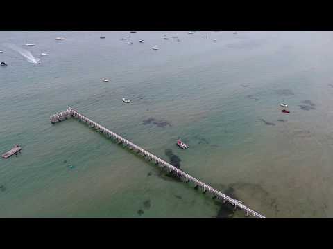 Sorrento beach, Victoria. Drone view by DJI phantom 4 pro