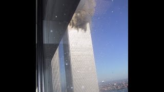 The Only Existing Footage Of 1st Plane Hitting WTC