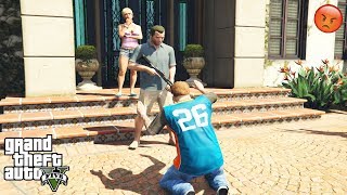 GTA 5 - What Happens if You Reach Michael&#39;s House BEFORE JIMMY POISONS MICHAEL (secret ending)