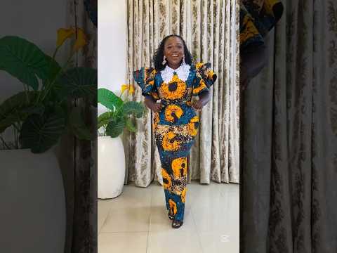 ANKARA CHURCH DRESS #zamakalefashion #latestafricaprint #africanfashion #africanfashion