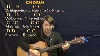 Whispering Hope (Hymn) Strum Guitar Cover Lesson in G with Chords/Lyrics