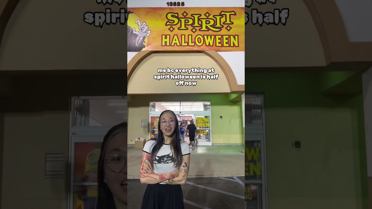 25% off costumes and accessories and 50% off decor (this isnt sponsored i just love spooky