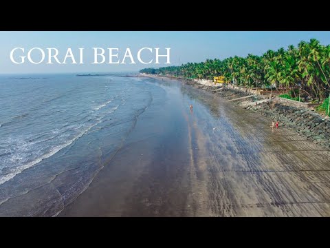 GORAI BEACH MUMBAI | MUMBAI TOURIST PLACES | PAGODA | DRONE SHOTS@TRAVEL_ON_TWO_WHEELS