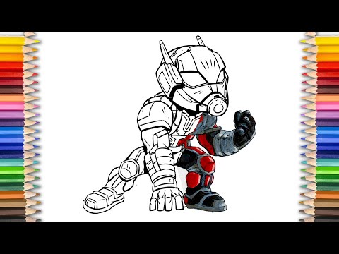 🐜🤵🏼ANT-MAN Coloring Pages | MARVEL Superhero ADVENTURES Coloring Book