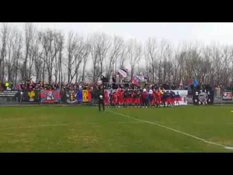 Peluza Sud la amicalul cu Argesul Mihailesti