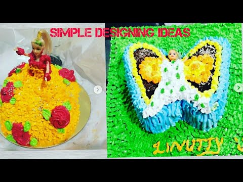 Simple Cake Designing ideas