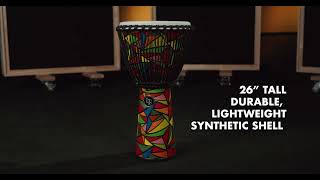 LP | World Beat Rope-Tuned Djembe, 12-1/2