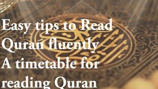 Reading quran fluently