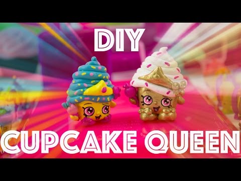 DIY Limited Edition Shopkin Season 1 Cupcake Queen + Shopkins Fashion Show Face Off Video