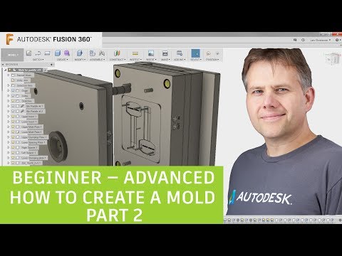 Fusion 360 Tutorial — Beginner To Advanced — How To Create a Mold— Part 2 Video